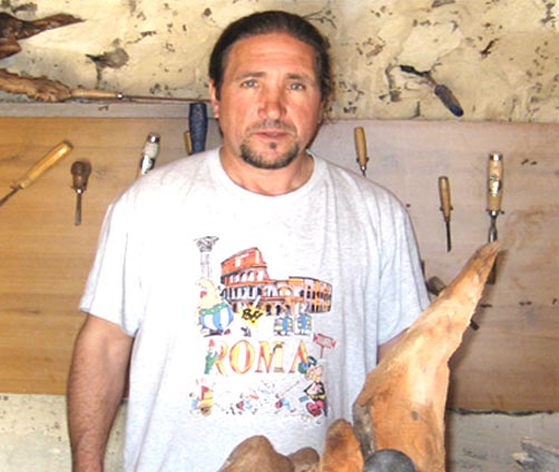 image couple en bois